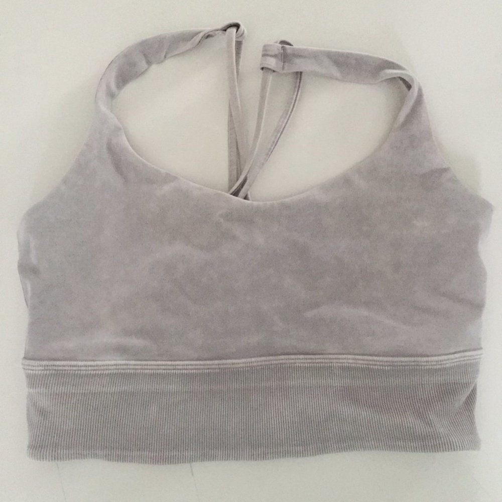 Lululemon Stone Wash Longline Sports Bra